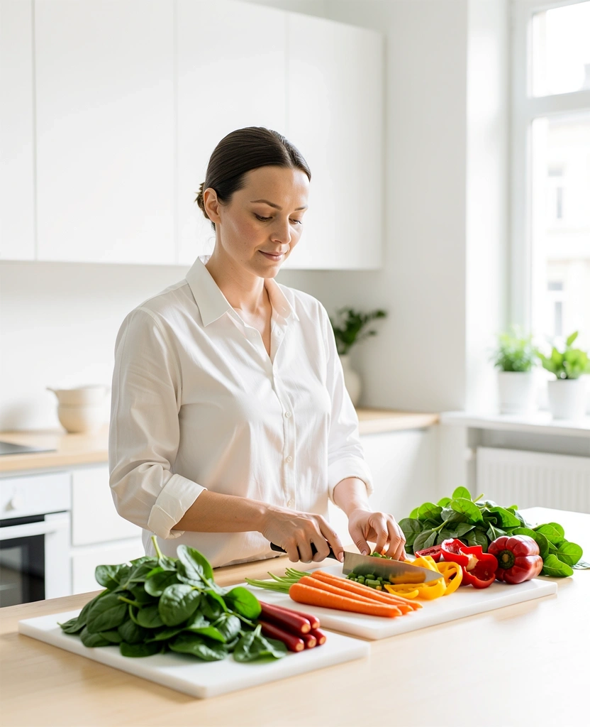 Frische gesunde Zutaten in Wien